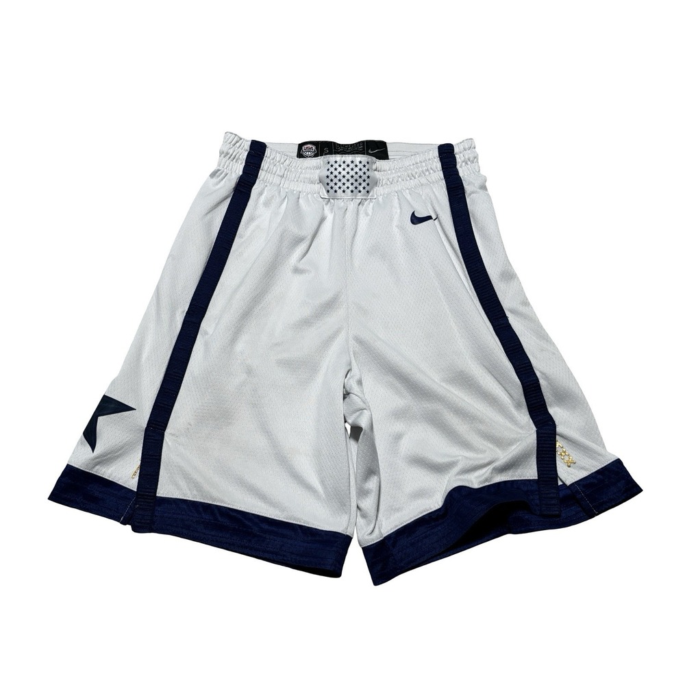 Nike Team USA 2021 Olympics Basketball Shorts White Size Small 26 x 8.5